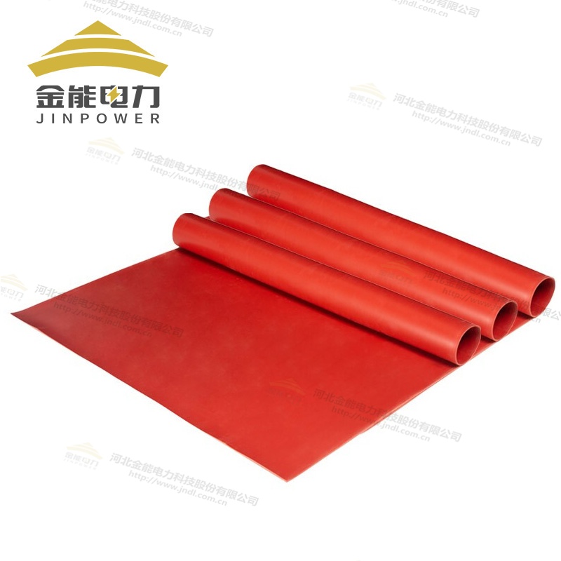環保型3-12mm紅色平面絕緣膠墊（5-35kV）