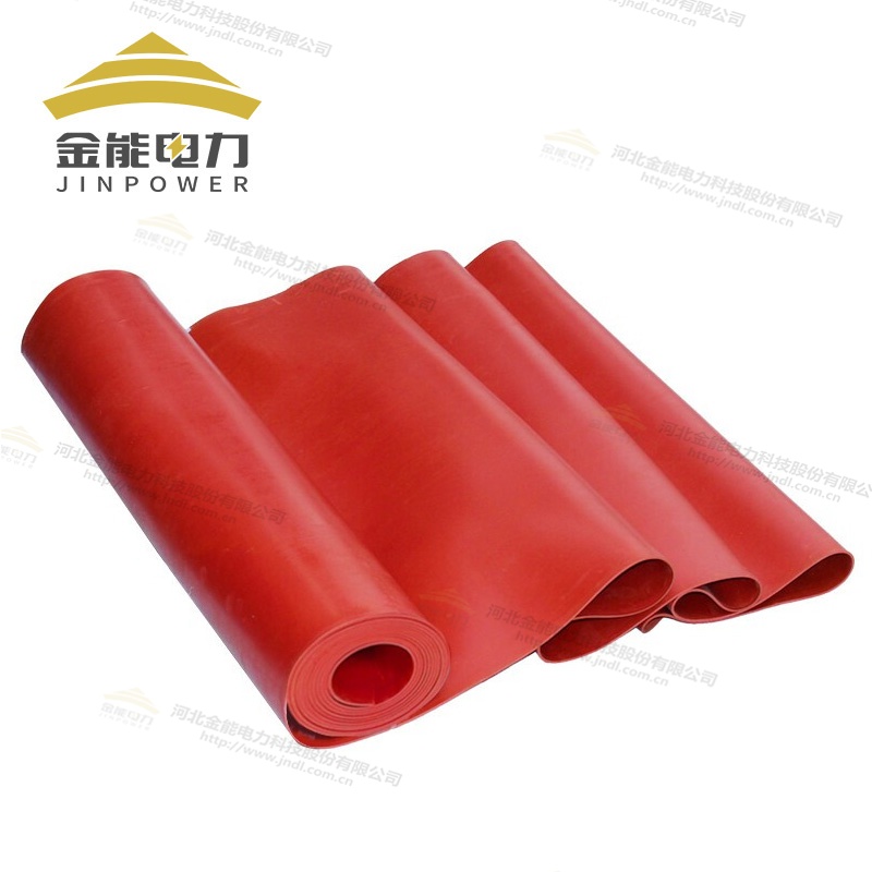 環保型3-12mm紅色平面絕緣膠墊（5-35kV）